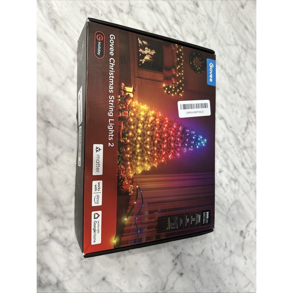 Govee 99ft 300 LED Christmas String Lights 2 H70C5